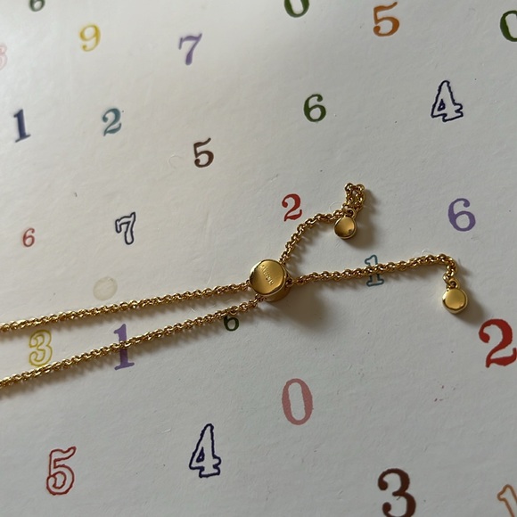 Coach Garden Party Crystal Tea Rose Slider Bracelet - Picture 9 of 13